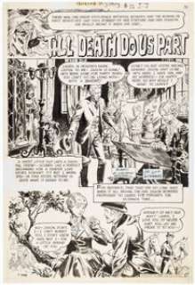 Luis Dominguez | Weird Mystery Tales #12 Complete 7-Page Story "Till Death Do Us Part" Original Art (DC, 1974).... (Total: 7 Original Art) | Heritage