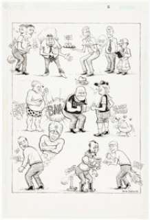 Rick Parker - Cracked #347 "Phamous Pharts" Story Page 26 Original Art (American Media Consumer Entertainment, 2000)...