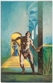 Richard Clifton-Dey | Almuric Paperback Cover Original Art (New English Library, 1971). | Heritage