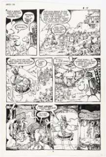 Sergio Aragonés | Groo the Wanderer #28 Story Page 9 Original Art (Marvel, 1987). | Heritage