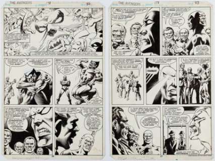 Carmine Infantino And Rudy Nebres | The Avengers #178 Story Pages 14 & 15 Original Art (Marvel, 1978). (Total: 2 Original Art) | Heritage