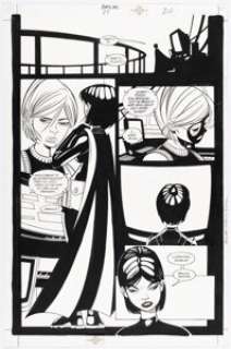 Damion Scott and Robert Campanella - Batgirl #24 Page 20 Original Art Green Arrow (DC Comics, 2002).