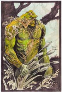 John Totleben - Swamp Thing Illustration Original Art (1985). | Heritage
