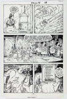 Sergio Aragonés Sergio Aragonés Groo the Wanderer #15 Story Page 14 Original Art (Marvel, 1986). | Heritage