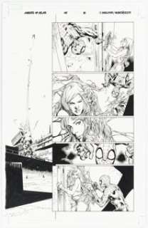 Carlo Pagulayan and Jason Paz Agents of Atlas #5 Story Page 18 Spider-Man Original Art (Marvel, 2009). (Total: 2 Original Art)