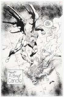 Richard Case and Stan Woch Doom Patrol #59 Splash Page 24 Original Art (DC, 1992).