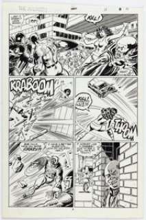 John Buscema and Tom Palmer The Avengers #281 Story Page 8 Original Art (Marvel, 1987). | Heritage