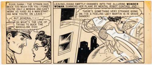 H. G. Peter - Unpublished Wonder Woman Partial Story Page Original Art (DC, c. 1948). | Heritage