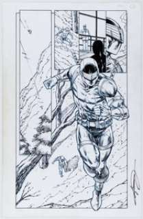 Rob Liefeld Snake Eyes: Deadgame #1 Story Page 3 Original Art (IDW, 2020).