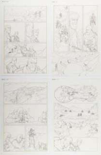 Jacen Burrows Garth Ennis‘ 303 #2 Story Pages 8-15 Original Art (Avatar Press, 2004). (Total: 8 Original Art)