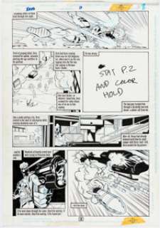 ChrisCross and Tom Simmonds Xero #11 Story Page 8 Original Art (DC, 1998).