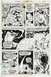 Sal Buscema and Joe Staton The Avengers #134 Story Page 8 Original Art (Marvel, 1975). | Heritage