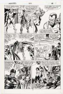 John Buscema and Tom Palmer The Avengers #283 Story Page 10 Original Art (Marvel, 1987). | Heritage