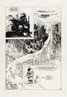 Jorgé Zaffino Winterworld #1 Story Page 13 Original Art (Eclipse, 1987). | Heritage