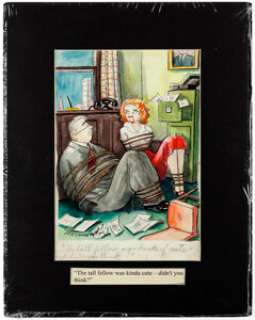 Barbara Shermund - Single Panel Gag Cartoon Illustration Original Art (1954). | Heritage