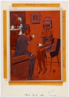 Bill Ward Zip July-1967 Single Panel Gag Cartoon Illustration Original Art (Humorama, 1967). | Heritage