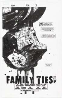 Chris Bachalo The Amazing Spider-Man #576 Splash Page 1 Original Art (Marvel, 2009). | Heritage