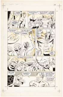 Keith Giffen and Mike DeCarlo Omega Men #4 Story Page 22 Original Art (DC, 1983). | Heritage