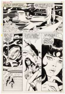 John Buscema and Dan Adkins The Silver Surfer #10 Story Page 4 Original Art (Marvel, 1969). | Heritage