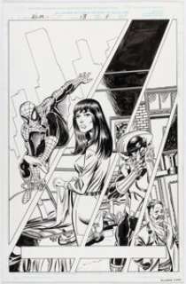 John Byrne and Al Milgrom The Amazing Spider-Man #13 Story Page 1 Original Art (Marvel, 2000). | Heritage