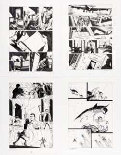 Andy MacDonald Fear Agent and NYC Mech Story Pages Original Art Group of 4 (Image, 2006-07). (Total: 4 Original Art)