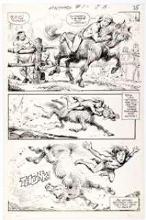 Howard Post Anthro #1 Story Page 21 Original Art (DC, 1968).