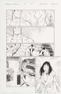 Aron Wiesenfeld and Richard Bennett Deathblow / Wolverine #2 Story Page 27 Original Art (Image/Marvel, 1997).