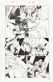 Khoi Pham, Stjepan Sejic, and Sal Regla Cyber Force #2 Story Page 14 Original Art (Image/Top Cow, 2012).