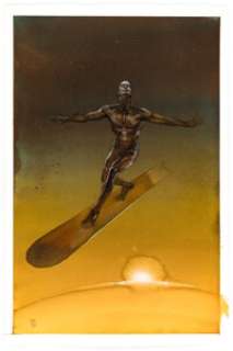 Alex Maleev - Silver Surfer Painting Original Art (2022).