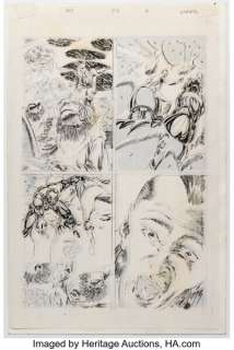 Rik Levins, Kathryn Bolinger, and Jenifer Marrus X-O Manowar #33 Story Page 11 Original Art (Valiant, 1994).