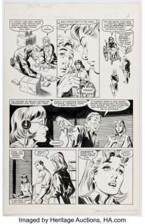 David Mazzucchelli and Dennis Janke Daredevil #226 Story Page 3 Original Art (Marvel, 1985). | Heritage