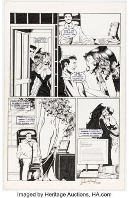 Rob Durham and John Wycough Vamperotica #48 Story Page 11 Original Art (Brainstorm, 1998).