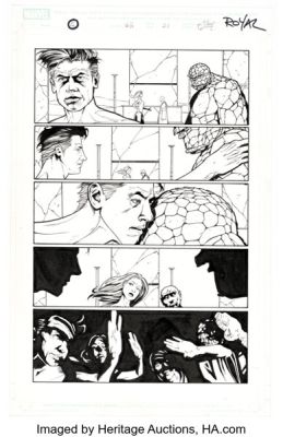 Jim Muniz and Jim Royal Marvel Knights 4 #16 Story Page 21 Original Art (Marvel/Marvel Knights, 2005).