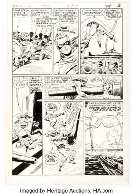 Chic Stone and Tom Hickey Adventures into the Unknown #169 Nemesis Story Page 3 Original Art (American Comics Group ACG, 1966-1967). | Heritage
