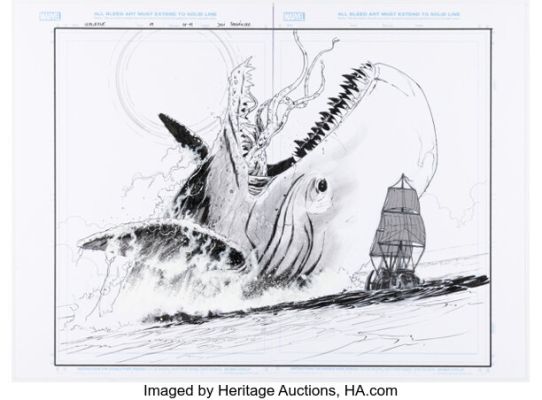 Javi Fernández Wolverine #19 Double Splash Pages 10-11 Original Art (Marvel, 2022).