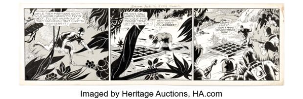 Dick Calkins Buck Rogers #296 Daily Comic Strip Original Art (John F. Dille Co., 1942). | Heritage