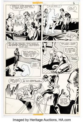 Irv Novick and Frank McLaughlin The Flash #258 Story Page 6 Original Art (DC, 1978). | Heritage