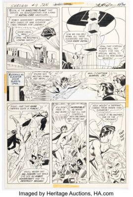 Dave Cockrum Shazam! #9 Captain Marvel, Jr. Story Page 4 Original Art (DC, 1974). | Heritage