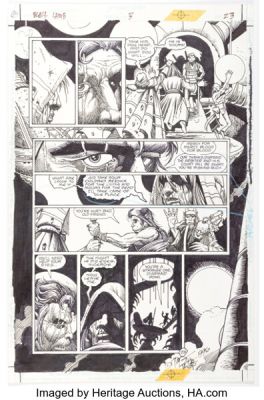 Timothy Truman The Black Lamb #3 Story Page 23 Original Art (DC/Helix, 1997). | Heritage