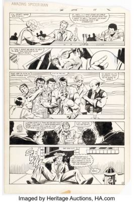 Bob Layton and Carlos Garzón The Amazing Spider-Man #262 Story Page 8 Original Art (Marvel, 1985). | Heritage