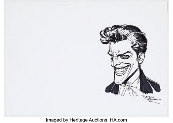 Brian Bolland - Joker Illustration Original Art (undated). | Heritage