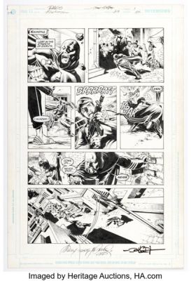 Rags Morales and John Dell Hawkman #24 Story Page 1 Original Art (DC, 2004). | Heritage