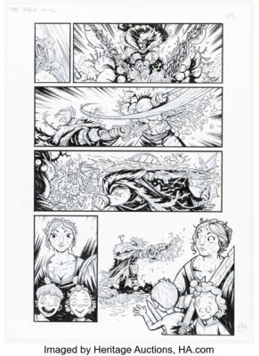 Simone D’Armini The Spider King Story Page 74 Original Art (2016). | Heritage