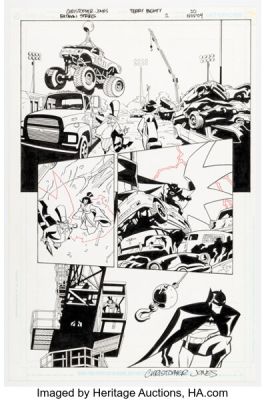 Christopher Jones and Terry Beatty The Batman Strikes! #1 Penguin Story Page 10 Original Art (DC, 2004).