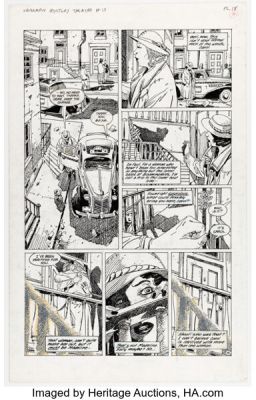 Guy Davis Sandman Mystery Theatre #15 Story Page 18 Original Art (DC/Vertigo, 1994).