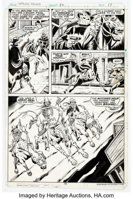 Don Perlin and Rick Bryant Ghost Rider #32 Story Page 11 Original Art (Marvel, 1978). | Heritage