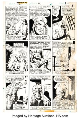 Don Perlin and Howard Perlin (as Howie Perlin) Werewolf by Night #32 Story Page 9 Original Art (Marvel, 1975). | Heritage