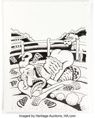 Peter Bagge Snelson #1 Variant Cover Original Art (Ahoy Comics, 2021) | Heritage