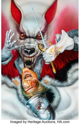 Todd Hamilton Corum: The Bull and the Spear #2 Cover Painting Original Art (First, 1989). | Heritage