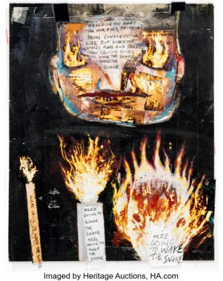 Bill Koeb Negative Burn #17 "The Hair of the Snake That Bit Me" Story Pages 6 Original Art (Caliber Press, 1994).